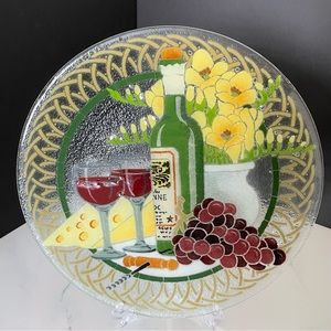 Large Wine & Cheese Platter by Peggy Karr